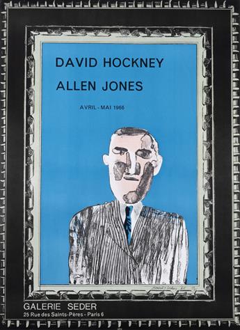 DAVID HOCKNEY (1937 - ) Two David Hockney posters.